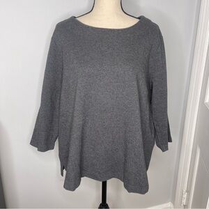 J Jill Blouse 3/4 sleeve blouse size 2X